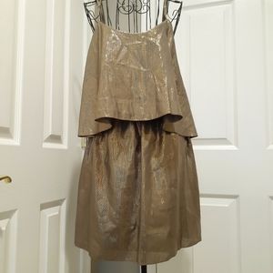 Elizabeth and James Gold dress